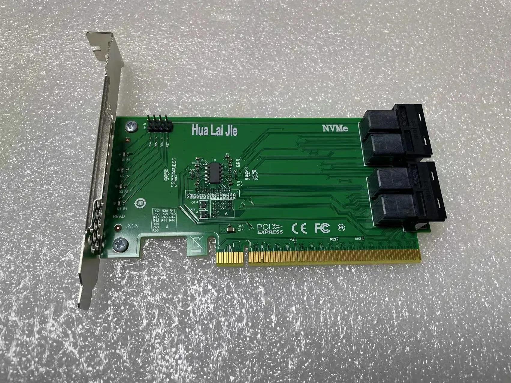U.2 NVMe SSD SFF8643-SFF-8639 NVMe U.2 ̺ PCIe x16  Ʈ  